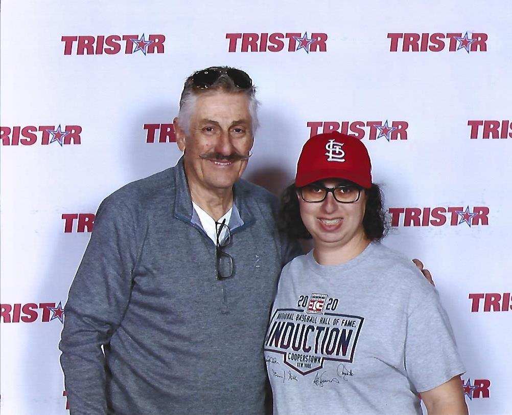 Rollie Fingers and Danielle Solzman