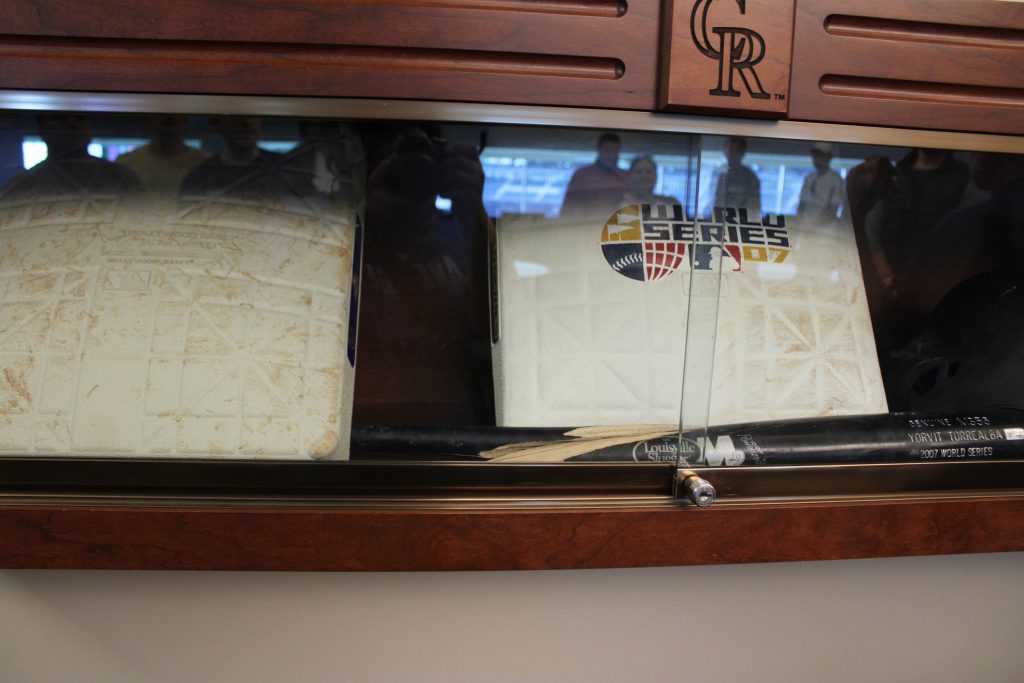 World Series mementos.